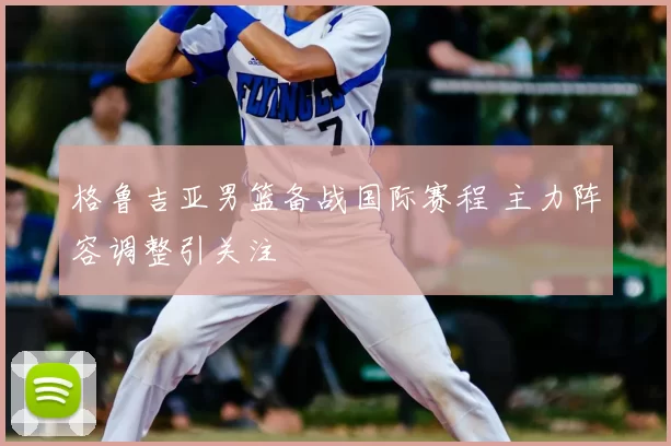 格鲁吉亚男篮备战国际赛程 主力阵容调整引关注